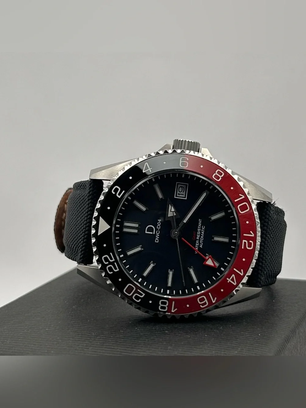 DIY Watch Club DWC-D04 Men’s Black Dial Coke Bezel Automatic 42mm Watch